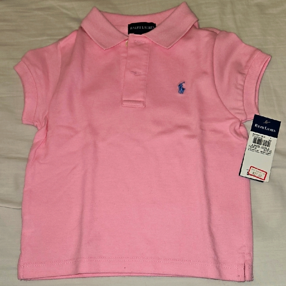 Ralph Lauren Pink Kids Polo Shirt